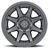 Universal Rebound Pro 17x8.5 Satin Black Wheel 6x5.5 25mm Offset 5.75" BS 95.1mm Bore - View 8 | Dirty Garage