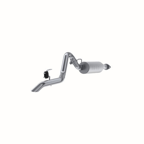 2004-2006 Wrangler Unlimited 4.0L I-6 Cat Back Single Aluminized Exhaust - View 5 | Dirty Garage