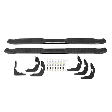 Westin 2009-2018 Dodge/Ram 15/25/3500 Crew Cab PRO TRAXX 4 Oval Nerf Step Bars - Black - View 12 | Dirty Garage