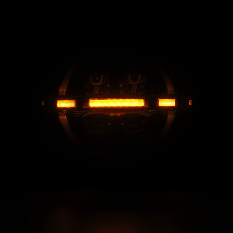 2018-2024 Wrangler Gladiator Nova-Series LED Projector Alpha-Black Headlights Active Light Sequential Signal - View 9 | Dirty Garage
