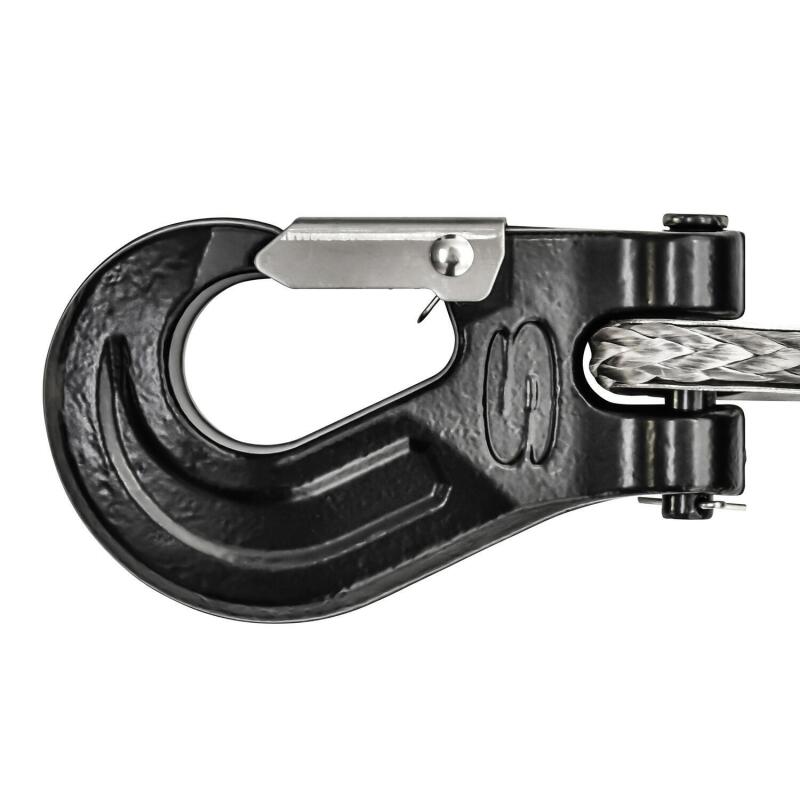 Universal 12k LBS SX12SR Graphite Synthetic Rope Winch - View 6 | Dirty Garage