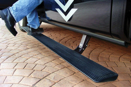 2004-2008 F-150 All Cabs PowerStep Black Running Board - View 2 | Dirty Garage
