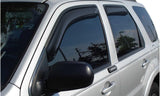 2002-2006 Escalade Ventvisor In-Channel Front Rear Window Deflectors Smoke 4-Piece - View 7 | Dirty Garage