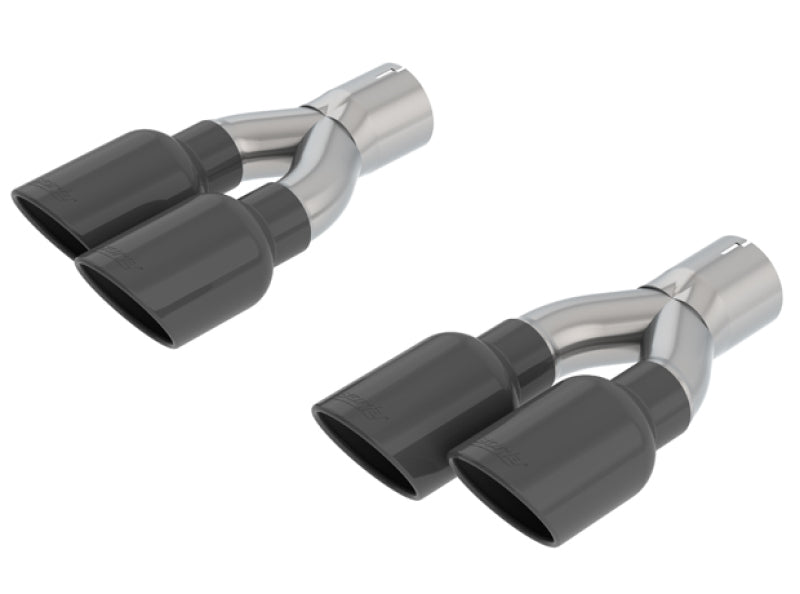 Borla 18+ Jeep Grand Cherokee TrackHawk 6.2L V8 Black Chrome 3in Tip Kit (For PN 140755 and 140756) | Dirty Garage