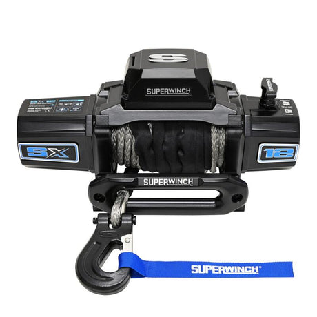 Universal 12000 LBS Synthetic Black Rope SX12SR DC Winch | Dirty Garage