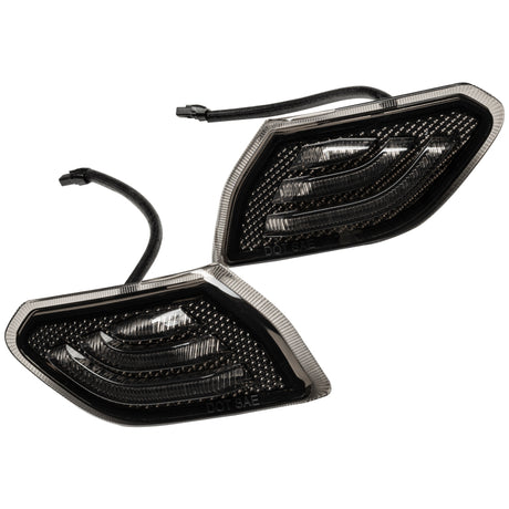 2018-2024 Wrangler Smoked Lens LED Front Sidemarkers - View 18 | Dirty Garage