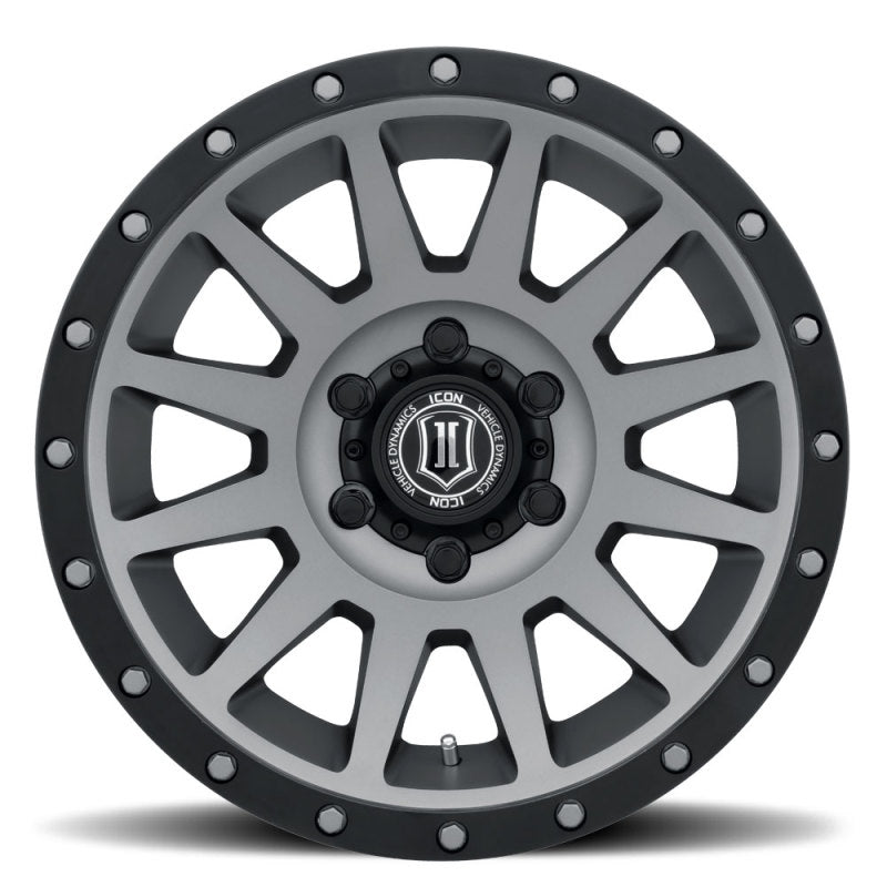 Universal Compression 17x8.5 6x5.5 0mm Offset 4.75" BS 106.1mm Bore Titanium Wheel - View 3 | Dirty Garage