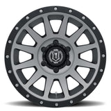 Universal Compression 17x8.5 6x5.5 0mm Offset 4.75" BS 106.1mm Bore Titanium Wheel - View 3 | Dirty Garage