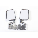 Rugged Ridge 87-02 Jeep Wrangler YJ/TJ Chrome Dual Focus Door Mirror Kit - View 2 | Dirty Garage