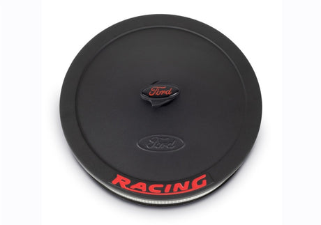 Universal Air Cleaner Kit - Black Crinkle Finish w/Red Emblem - View 10 | Dirty Garage