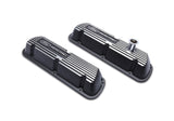 Universal Black Satin Valve Covers Racing EFI - View 10 | Dirty Garage