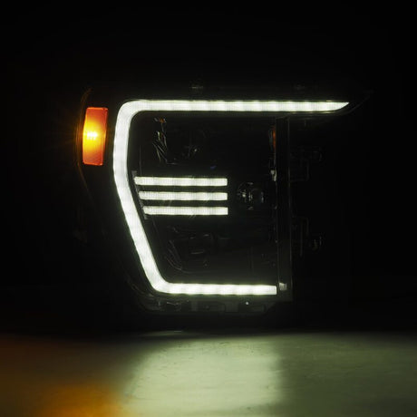2021-2023 F-150 Pro-Series Projector Alpha-Black Headlights Active Light Sequential Signal - View 6 | Dirty Garage