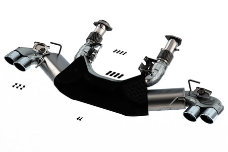 Borla 2020 Chevrolet Corvette C8 6.2L ATAK 3in Exhaust System Dual Round A/C Tips 4inx 4.75in | Dirty Garage