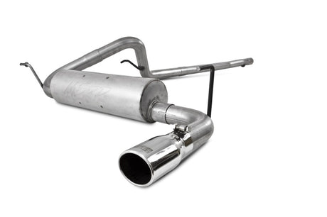 Jeep Wrangler Rubicon 3.6L Cat Back Single Rear Exit Alum Exhaust - View 3 | Dirty Garage
