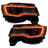 2014-2021 Grand Cherokee Headlight DRL Upgrade Kit w/ Dynamic ColorSHIFT - View 8 | Dirty Garage