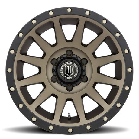 Universal Compression 17x8.5 6x5.5 0mm Offset 4.75" BS 106.1mm Bore Bronze Wheel - View 5 | Dirty Garage