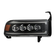 1994-2001 Ram 1500 Nova-Series LED Projector Black Headlights Sequential Signal Smooth Body DRL | Dirty Garage