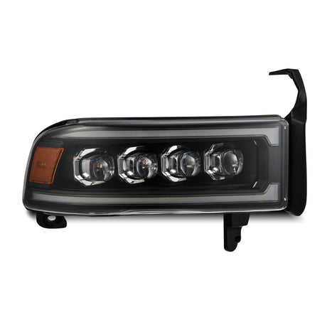 1994-2001 Ram 1500 Nova-Series LED Projector Black Headlights Sequential Signal Smooth Body DRL | Dirty Garage
