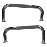 Rugged Ridge Nerf Bars Stainless Steel 76-86 Jeep CJ - View 2 | Dirty Garage