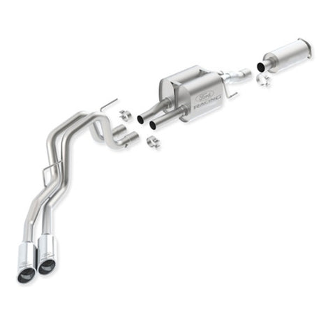 2011-2014 F-150 SVT Raptor 6.2L Cat-Back Touring Exhaust System 145-inch WB - View 2 | Dirty Garage