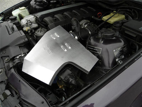 1992-1999 BMW E36 3.0L Black Air Intake Heat Shield Top Cover - View 4 | Dirty Garage