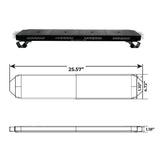 Universal 24" Hornet Series Amber Stealth LED Strobe Bar - View 7 | Dirty Garage