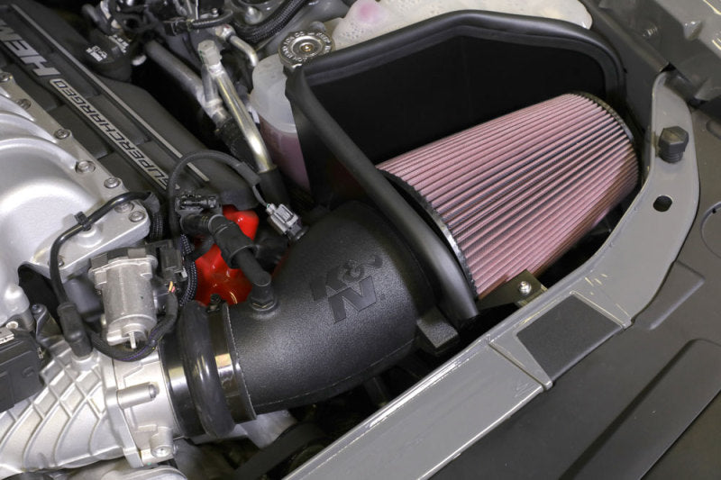 2018 Challenger Demon V8-6.2L F/I AirCharger Performance Intake - View 3 | Dirty Garage