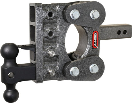 Gen-Y The Boss Torsion-Flex 2in Shank 5in Drop 10K Hitch w/GH-031 Dual-Ball/GH-032 Pintle Lock - View 5 | Dirty Garage