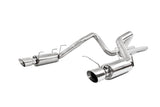 2011-2014 Mustang GT 5.0L Dual Split Rear Race Version 3" Cat Back Exhaust System - View 3 | Dirty Garage