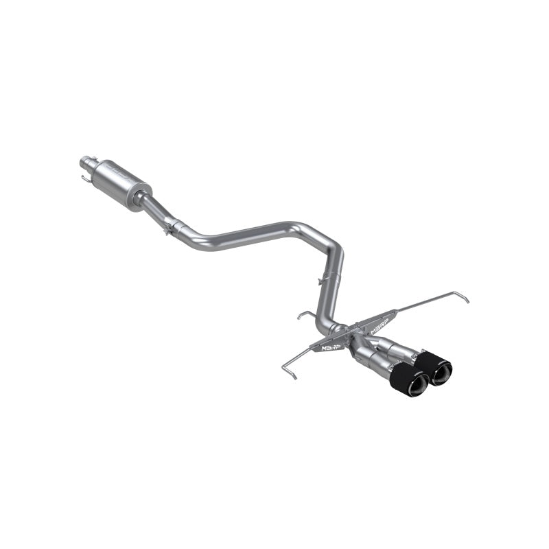 2019-2026 Veloster Turbo Cat Back T304 Stainless Carbon Fiber Tip | Dirty Garage