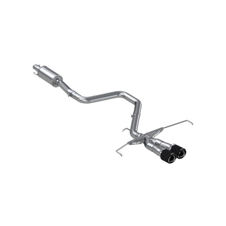 2019-2026 Veloster Turbo Cat Back T304 Stainless Carbon Fiber Tip | Dirty Garage