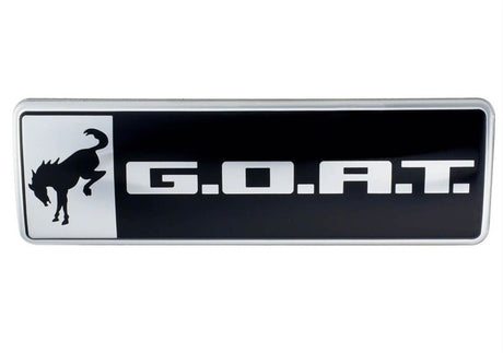 Universal Bronco/Bronco Sport G.O.A.T. Badge - Black/Chrome - View 9 | Dirty Garage