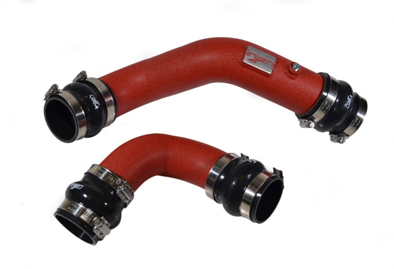 2017-2019 Civic Type-R Aluminum Intercooler Piping Kit Wrinkle Red - View 2 | Dirty Garage