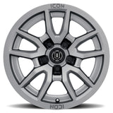 Universal Vector 5 17x8.5 5x150 25mm Offset 5.75" BS 110.1mm Bore Titanium Wheel - View 2 | Dirty Garage