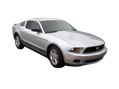 2012-2014 Mustang Ventvisor Outside Mount Window Deflectors Smoke 2-Piece - View 5 | Dirty Garage