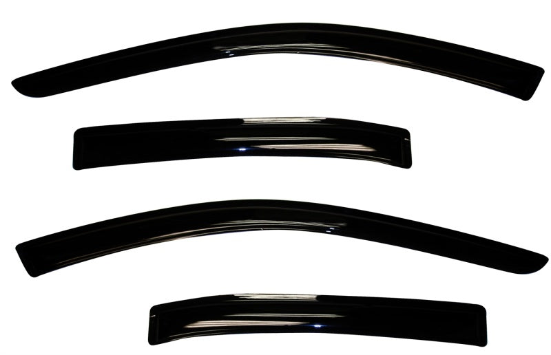 2010-2018 Taurus Ventvisor Outside Mount Window Deflectors 4-Piece Smoke - View 5 | Dirty Garage