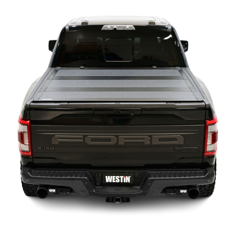 Westin 15-25 Ford F-150 5ft. 7in. Bed Hard Tri-Fold Tonneau Cover - Black - View 9 | Dirty Garage