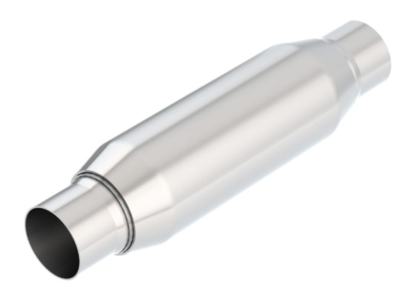 Borla CrateMuffler Resonator Option 2.25in Center/Center 3.5in Round x 10in - View 3 | Dirty Garage