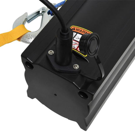 Universal S5500SR 12V DC Winch w/ Yellow Synthetic Rope - View 3 | Dirty Garage