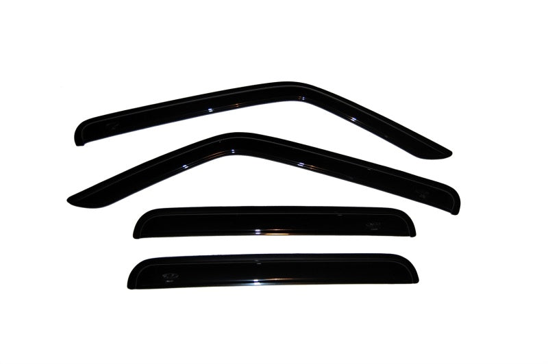 2007-2018 Patriot Ventvisor Outside Mount Window Deflectors 4-Piece Smoke - View 2 | Dirty Garage