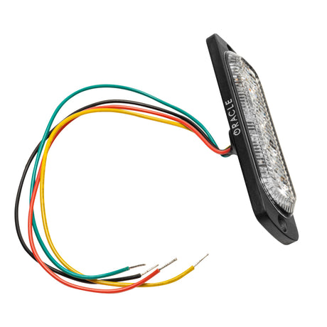 Universal 4 LED Slim Strobe Amber - View 3 | Dirty Garage