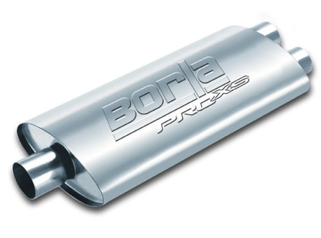 Borla Pro-XS 2.5in Tubing 19in x 4in x 9.5in Oval Center/Dual Muffler - View 4 | Dirty Garage