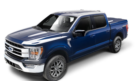2015-2018 F-150 Supercrew Front and Rear Smoke Ventvisor In-Channel Window Deflectors 4-Piece - View 9 | Dirty Garage