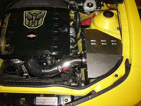 2010 Camaro 3.6L V6 Wrinkle Black Power-Flow Short Ram Air Intake System - View 7 | Dirty Garage
