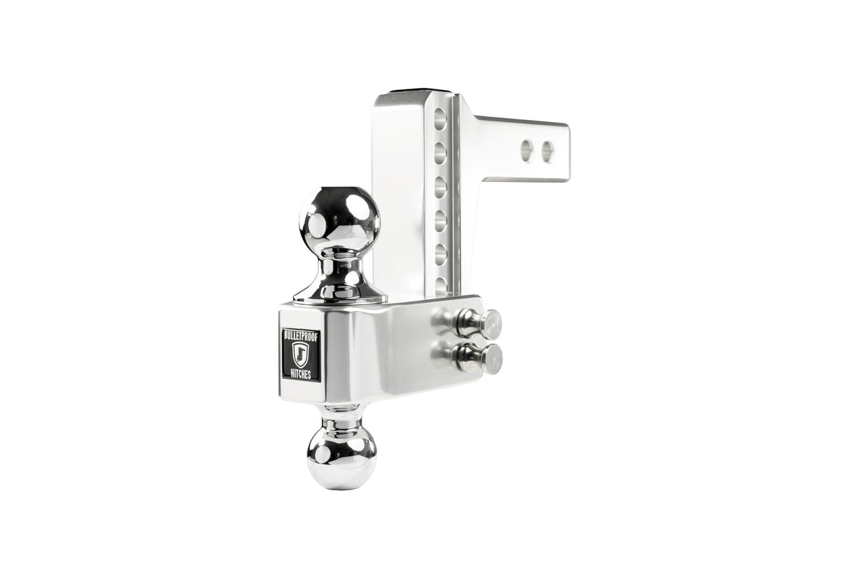 BulletProof 2.0" Aluminum Medium Duty 4" Drop/Rise Hitch (AL204)