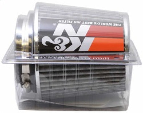 Universal Filter Chrome Round Tapered White - 4in Flange ID x 1.125in Flange Length x 5.5in H - View 16 | Dirty Garage