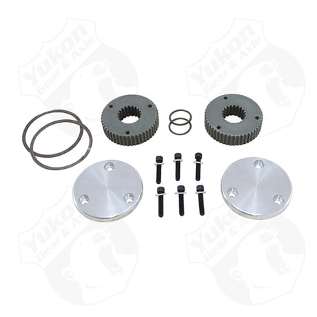 1960-1993 Dana 44 Hardcore Drive Flange Kit 19-Spl Outer Stubs, Non-Engraved Caps - View 3 | Dirty Garage