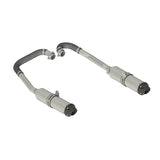 2011-2014 Polaris RZR 900 Complete Dual Exhaust System Headers Back - View 2 | Dirty Garage