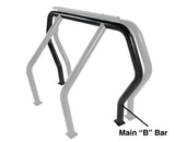 Go Rhino RHINO Bed Bar - Rear Main B bar - Black - View 2 | Dirty Garage