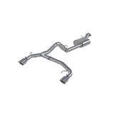 2021-2022 Bronco 3" Catback Dual Split Rear Exit Aluminized Steel - View 2 | Dirty Garage